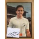 Signed card and unsigned picture of Dave Mackay the Tottenham Hotspur Footballer